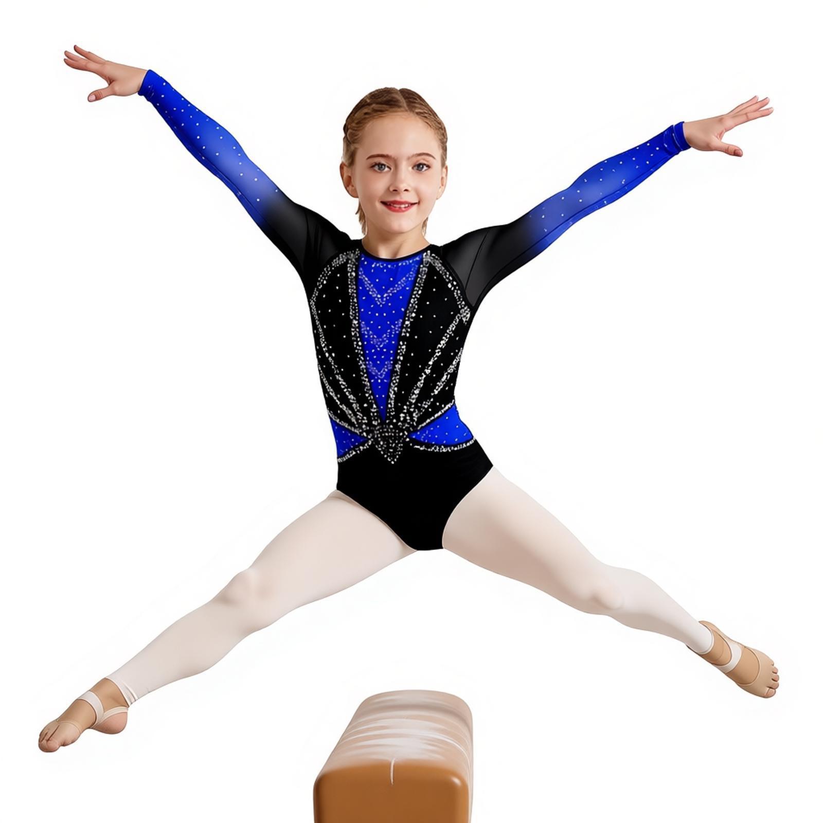 Rhinestone Banding Trim - Kids Girls Rhythmic Gymnastics Leotard Bodysuit