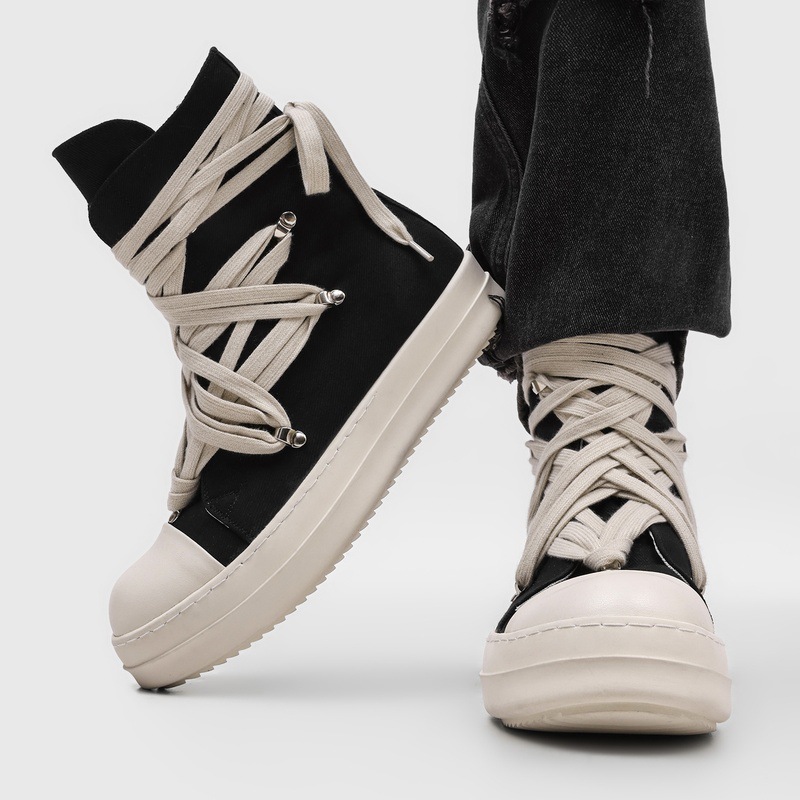 High Quality Men's High Top Ca - огляд і ціна Guipure Lace Panel