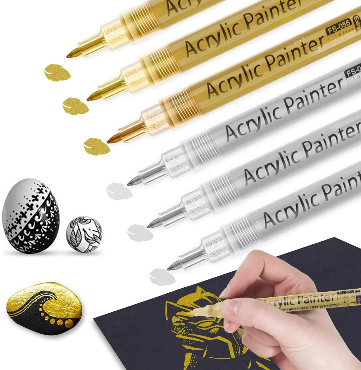 3Pcs/set White Acrylic Paint P - огляд і ціна Copic Marker Classic