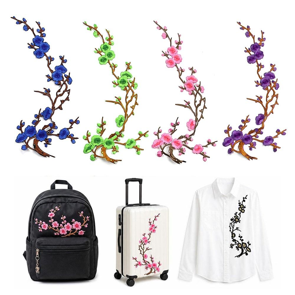 DIY Cherry Blossom Iron On Pat - огляд і ціна Applique Patch Flower