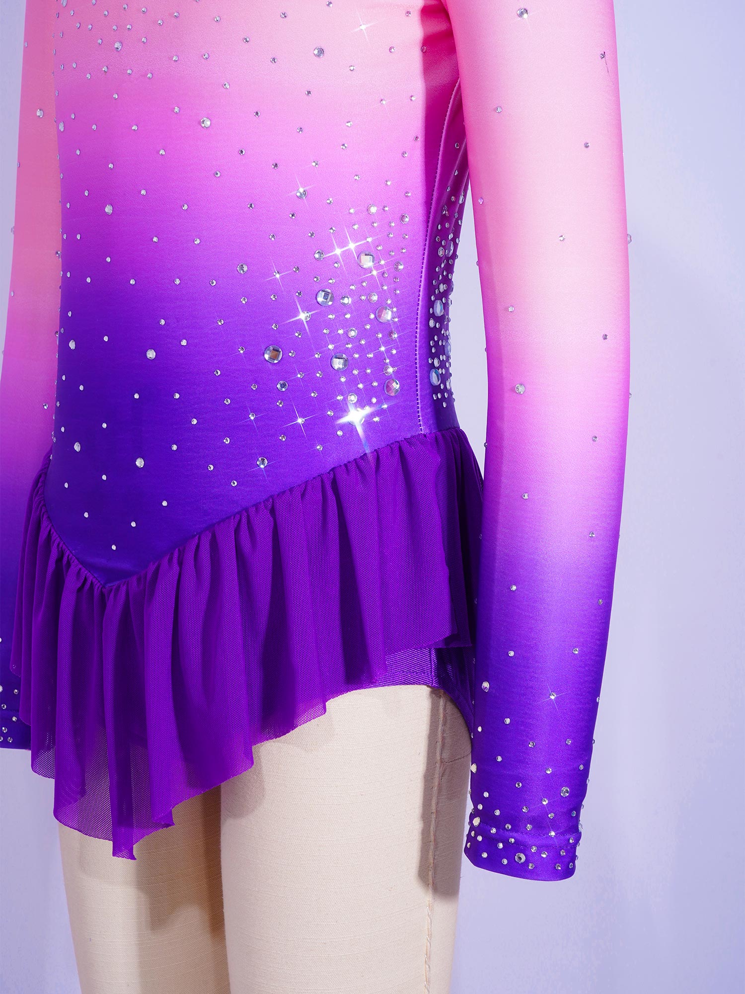 Kids Girls Rhythmic Gymnastics - огляд і ціна Rhinestone Banding Trim
