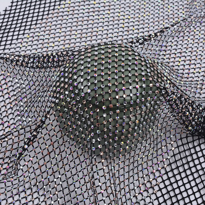 50x120cm Sewing Rhinestones Me - огляд і ціна Crystal Mesh Fabric