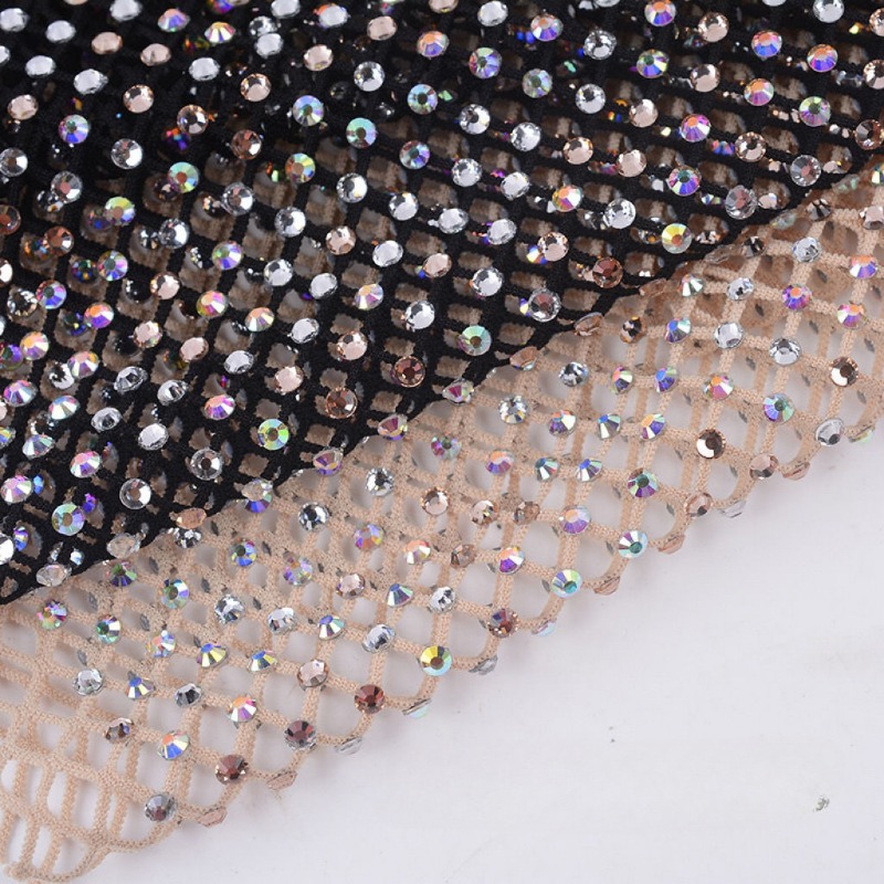 50x120cm Sewing Rhinestones Me - огляд і ціна Crystal Mesh Fabric