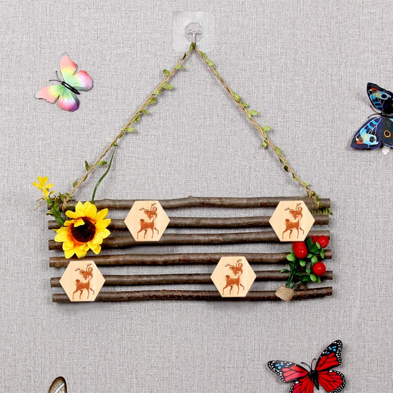 5cm Wooden Hexagon Blank Slice - огляд і ціна Embellish Craft