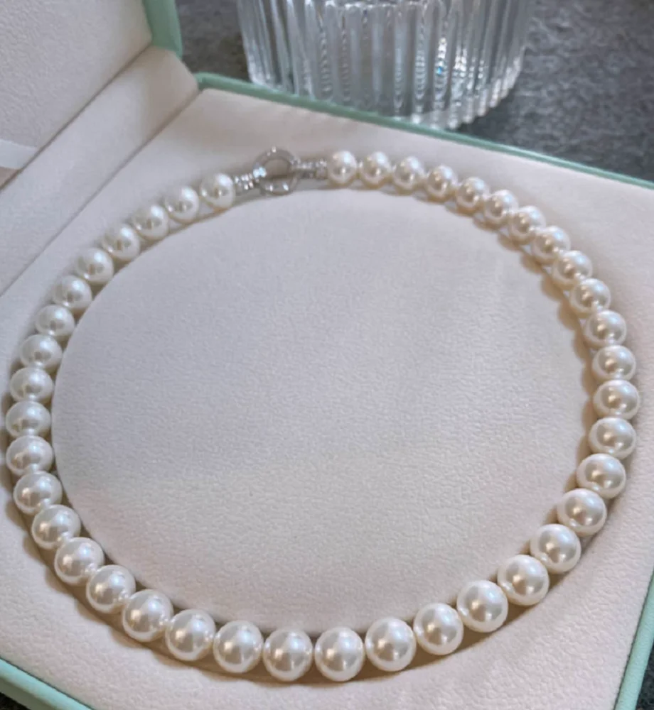 Gorgeous AAAA++9-10mm 10-11mm  - огляд і ціна Pearl Trim Chain
