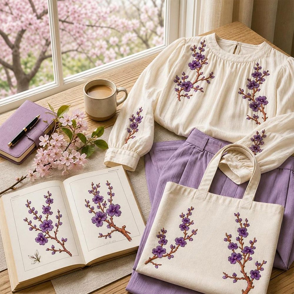 DIY Cherry Blossom Iron On Pat - огляд і ціна Applique Patch Flower
