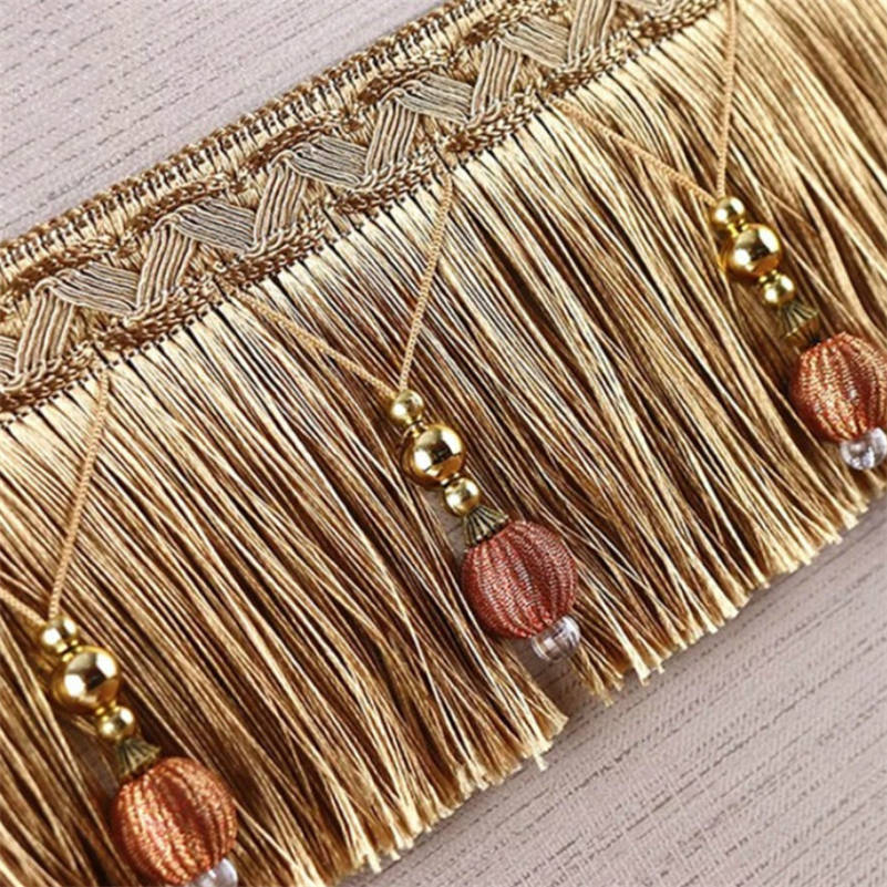 2/4/6 Meter Curtain Tassel Bea - огляд і ціна Beaded Trim Fringe
