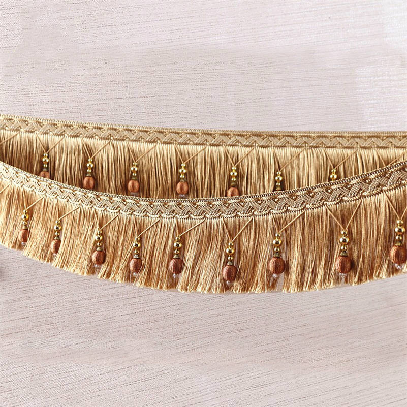 2/4/6 Meter Curtain Tassel Bea - огляд і ціна Beaded Trim Fringe